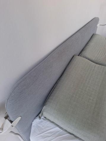 Ikea Slattum Bedframe 140x200 light grey - afbeelding 3