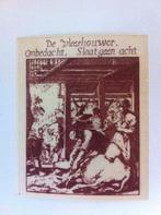 sticker transparant oude ambachten slager de vleeshouwer *, Ophalen, Zo goed als nieuw