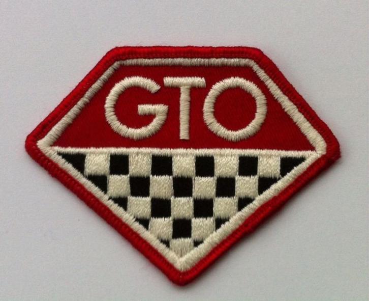 GTO patch badge opnaai embleem, Verzamelen, Automerken, Motoren en Formule 1, Nieuw, Auto's, Ophalen of Verzenden