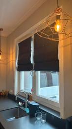 Vouwgordijnen grijs / brons, Huis en Inrichting, Ophalen, 50 tot 100 cm, Zo goed als nieuw, Minder dan 100 cm