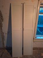 Louvre deurtjes kleine lichtgewicht openslaande deuren, Doe-het-zelf en Verbouw, Ophalen of Verzenden, Zo goed als nieuw, Binnendeur