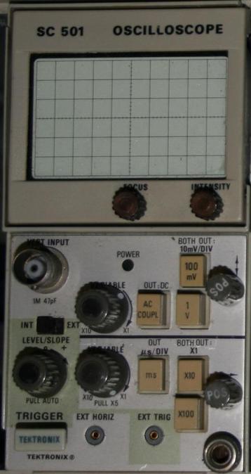 Tektronix 1-kanaals oscilloscoopmodule SC501 beschikbaar voor biedingen