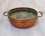 vintage koperen pot, plantenbak, Ophalen of Verzenden