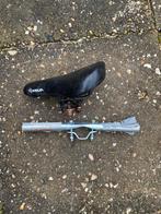 Fietszadel voor op stang en voetensteun - gebruikt, Ophalen, Gebruikt, Algemeen, Zadel