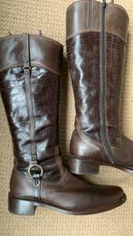 Gabor Bruine leren laarzen maat 7 1/2, Hoge laarzen, Bruin, Gabor, Ophalen of Verzenden