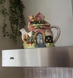 Keramische cottage house beren theepot, Ophalen of Verzenden, Huis en Inrichting