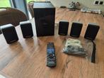 Panasonic subwoofer en 5 boxjes voor theater system, Ophalen of Verzenden, Gebruikt, 70 watt of meer, Panasonic