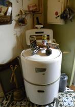 retro Vintage wasmachine, Ophalen, Witgoed