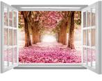 Open raam behang - Muurdecoratie - Vlies behang - NIEUW, Huis en Inrichting, Stoffering | Behang, Verzenden, Minder dan 10 m²