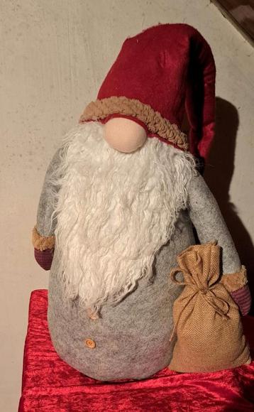 Nisse 🔸️Tomte Scandinavische Folkore Kerstkabouter met Zak beschikbaar voor biedingen