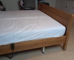 mooi echt houten bed, Ophalen, Bruin, Tweepersoons, Zo goed als nieuw
