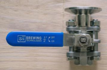 Ss Brewtech Ball valve 1.5"TC to 1/2" female NPT beschikbaar voor biedingen