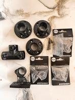 Novidade koppelstukken en voetplaten steigerbuizen zwart, Doe-het-zelf en Verbouw, IJzerwaren en Bevestigingsmiddelen, Ophalen of Verzenden