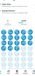 4 Volle spaarkaarten AH glazenzegels, Verzamelen, Supermarktacties, Albert Heijn, Ophalen