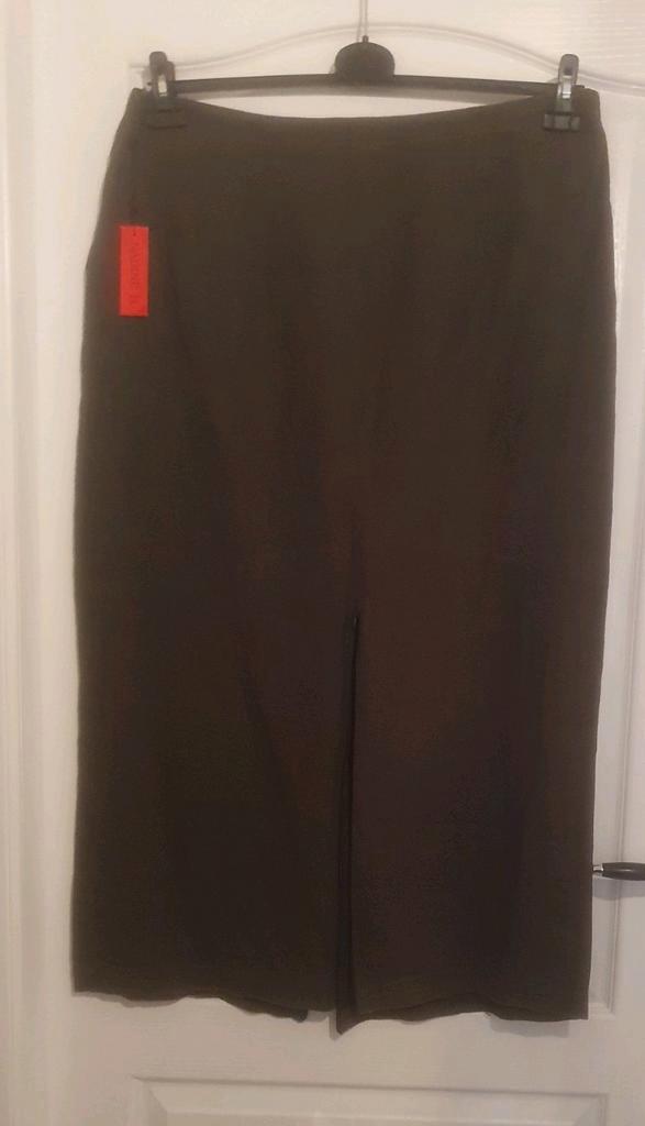 Nadine H linnen rok maat 46/48, Kleding | Dames, Rokken, Zo goed als nieuw, Maat 46/48 (XL) of groter, Onder de knie, Ophalen of Verzenden