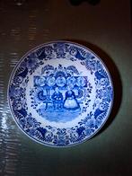 Delfts Blauw Bord - Petrus Regout Maastricht Fantasie, Antiek en Kunst, Ophalen