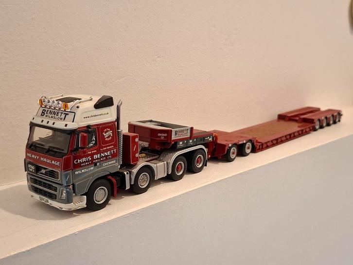 Wsi Volvo FH2 Chris Bennett met Nooteboom dieplader, Hobby en Vrije tijd, Modelauto's | 1:50, Bus of Vrachtwagen, Wsi, Ophalen of Verzenden