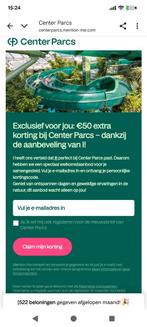 Gratis kortingscode voor Centerparcs, Drie personen of meer, Kortingsbon, Bungalowpark