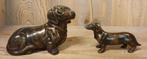 BRONZEN TECKEL / TEKKEL / hond, Ophalen of Verzenden, Nieuw, Hond of Kat, Beeldje of Figuurtje