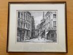 Ets Klaasstraat Venlo 1930 (P. van Luijken), Antiek en Kunst, Kunst | Etsen en Gravures, Ophalen of Verzenden