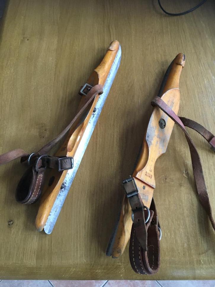 Houten nooren, Sport en Fitness, Schaatsen, Gebruikt, Overige typen, Zandstra, Ophalen of Verzenden