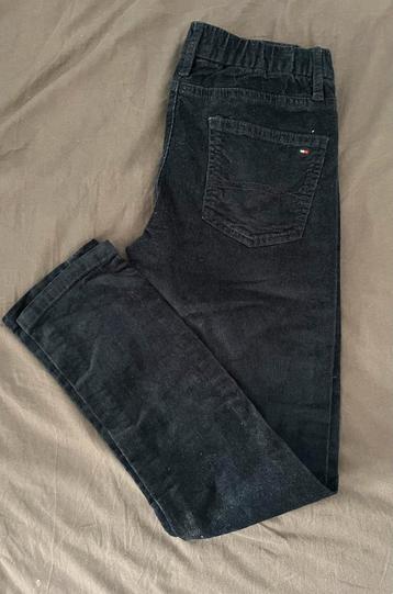 Tommy Hilfiger donkerblauw corduroy skinny broek maat 152 beschikbaar voor biedingen