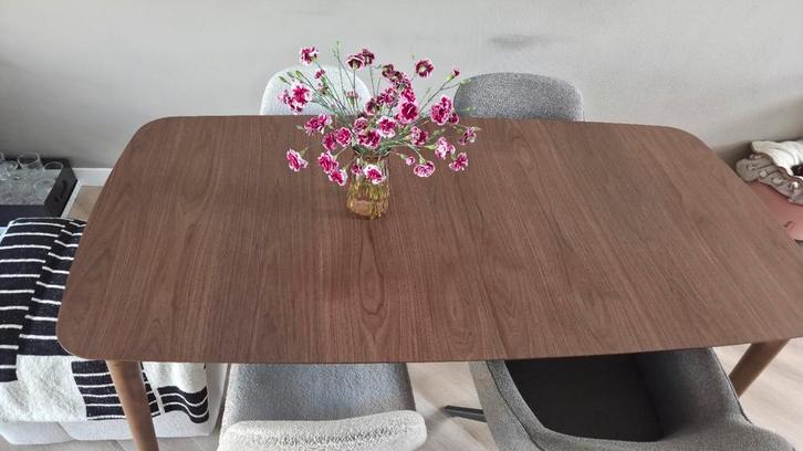 Eettafel Evolve Uitschuifbaar Walnoot, Antiek en Kunst, Antiek | Meubels | Tafels, Ophalen