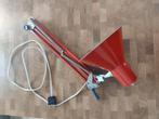 Klemlamp rood vintage, Huis en Inrichting, Ophalen, Gebruikt, 50 tot 75 cm, Vintage/retro