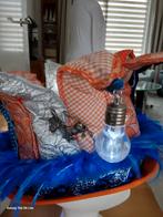 2 Lampegat hoeden met werkende lampjes, Ophalen of Verzenden, Zo goed als nieuw, Carnaval, Accessoires