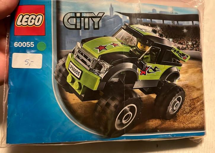 Lego City 60055 Monstertruck, Kinderen en Baby's, Speelgoed | Duplo en Lego, Zo goed als nieuw, Lego, Complete set, Ophalen of Verzenden