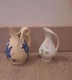 2 Leuke  kleine vaasjes, Huis en Inrichting, Ophalen of Verzenden, Overige kleuren, Minder dan 50 cm