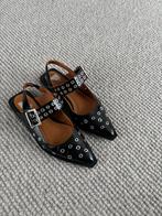 Zwarte Sandelettes Maat 37, Zwart, Zo goed als nieuw, Toral, Sandalen of Muiltjes