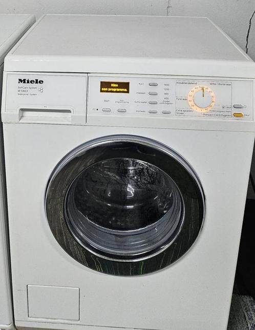 Miele wasmachine, Witgoed en Apparatuur, Wasmachines, Gebruikt, Voorlader, 6 tot 8 kg, Minder dan 85 cm, 1200 tot 1600 toeren