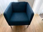 Ikea Ekero Fauteuil donkerblauw, Ophalen, Overige materialen, 75 tot 100 cm, Zo goed als nieuw