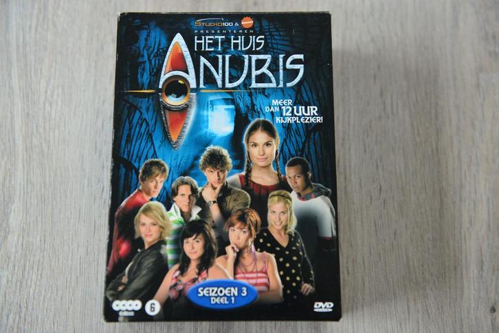 HET HUIS ANUBIS = 4 DVDbox SEIZOEN 3 Deel 1, Cd's en Dvd's, Dvd's | Tv en Series, Zo goed als nieuw, Actie en Avontuur, Boxset