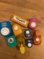 9 Kleine Ponsen voor kaarte maken, scrabbooks en Knutselen, Hobby en Vrije tijd, Knutselen, Ophalen of Verzenden, Gebruikt, Gereedschap of Toebehoren