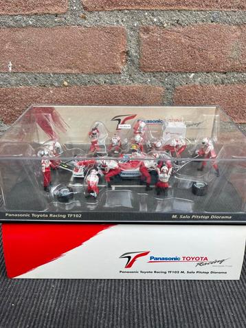 1:43 PANASONIC F1 TOYOTA RACING TF102 M.SALO DIORAMA NIEUW!! beschikbaar voor biedingen