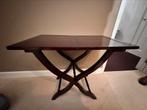 Zgan noten sidetable zie foto’s, Huis en Inrichting, Tafels | Sidetables, Ophalen, 50 tot 100 cm, Zo goed als nieuw, 25 tot 50 cm