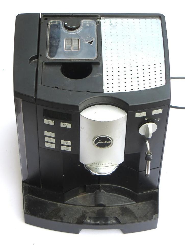 Jura S70 impressa volautomaat voor revisie of onderdelen, Witgoed en Apparatuur, Koffiezetapparaten, Gebruikt, Gemalen koffie