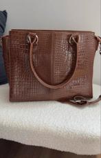Hvisk Moxie Croco Handtas Bruin Vegan, Ophalen, Zo goed als nieuw, Bruin, Handtas