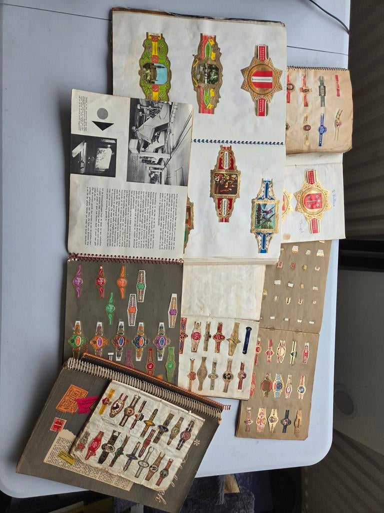 Grote verzameling sigarenbandjes, Ophalen of Verzenden, Gebruikt