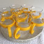 💛8 Vintage RANDWYCK Theeglazen uit de jaren 80/90., Huis en Inrichting, Ophalen, Glas of Glazen, Overige stijlen, Glas