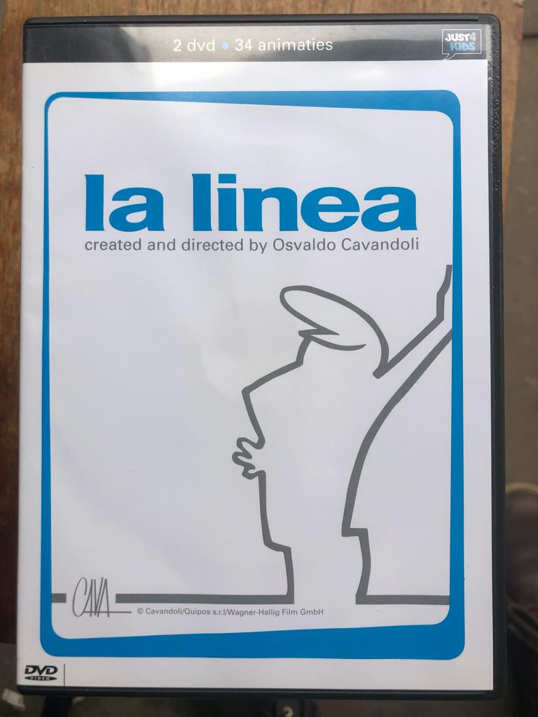 la Linea DVD (Cavandoli) tekenfilm jaren '70 klassieker, Europees, Tekenfilm, Alle leeftijden, Ophalen of Verzenden
