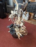 Kunstbloemen in pot, Ophalen of Verzenden, Zo goed als nieuw