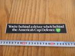 sticker BP You're behind a driver who's behind the America's, Ophalen, Zo goed als nieuw, Sticker