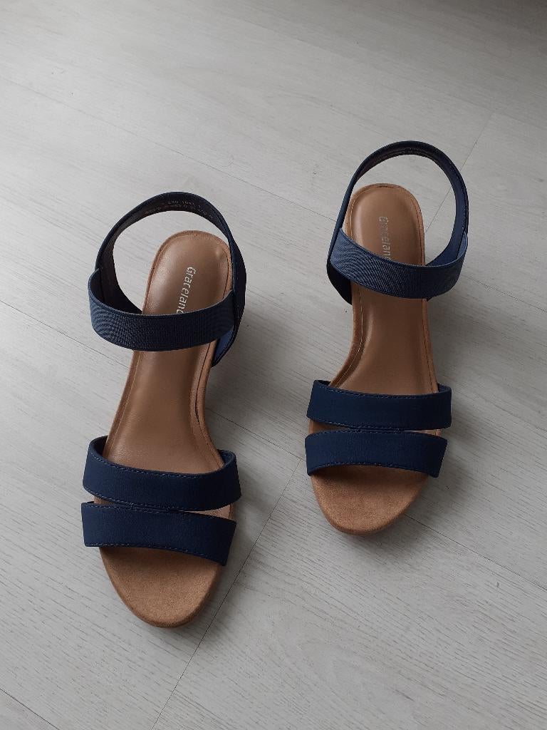 Blauwe Sandalen Maat 38 Nieuw, Ophalen of Verzenden, Nieuw, Blauw, Sandalen of Muiltjes