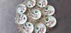 August Warnecke hibiskus petit four schoteltjes 9 st €25, Ophalen of Verzenden