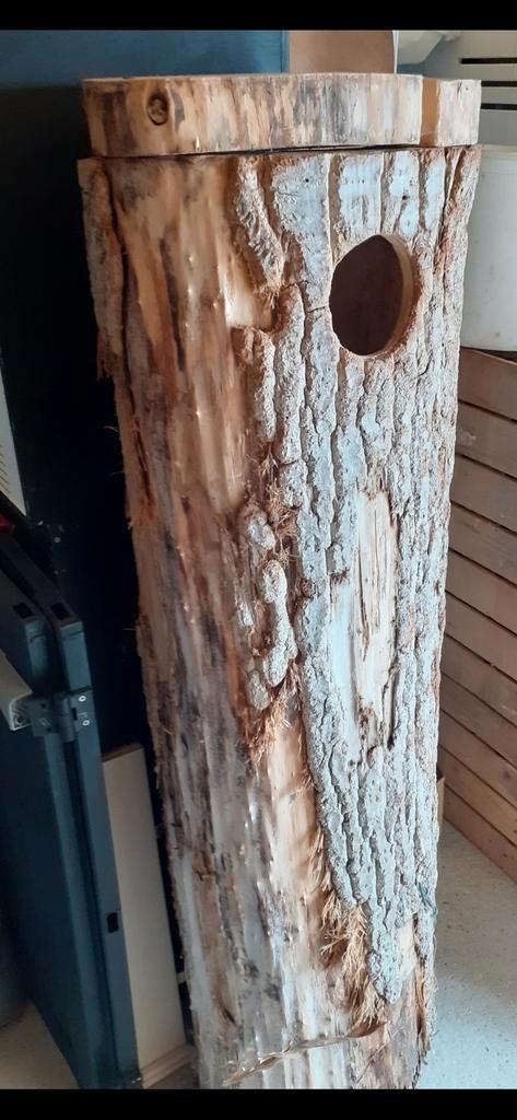 Boomstam Nestkast, Dieren en Toebehoren, Vogels | Parkieten en Papegaaien, Parkiet, Meerdere dieren