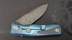 zakmes Lionsteel ROK damascus blue titanium, Ophalen, Nieuw