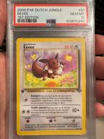 PSA 10 Eevee - Dutch Jungle 1st Edition, Ophalen, Zo goed als nieuw, Losse kaart